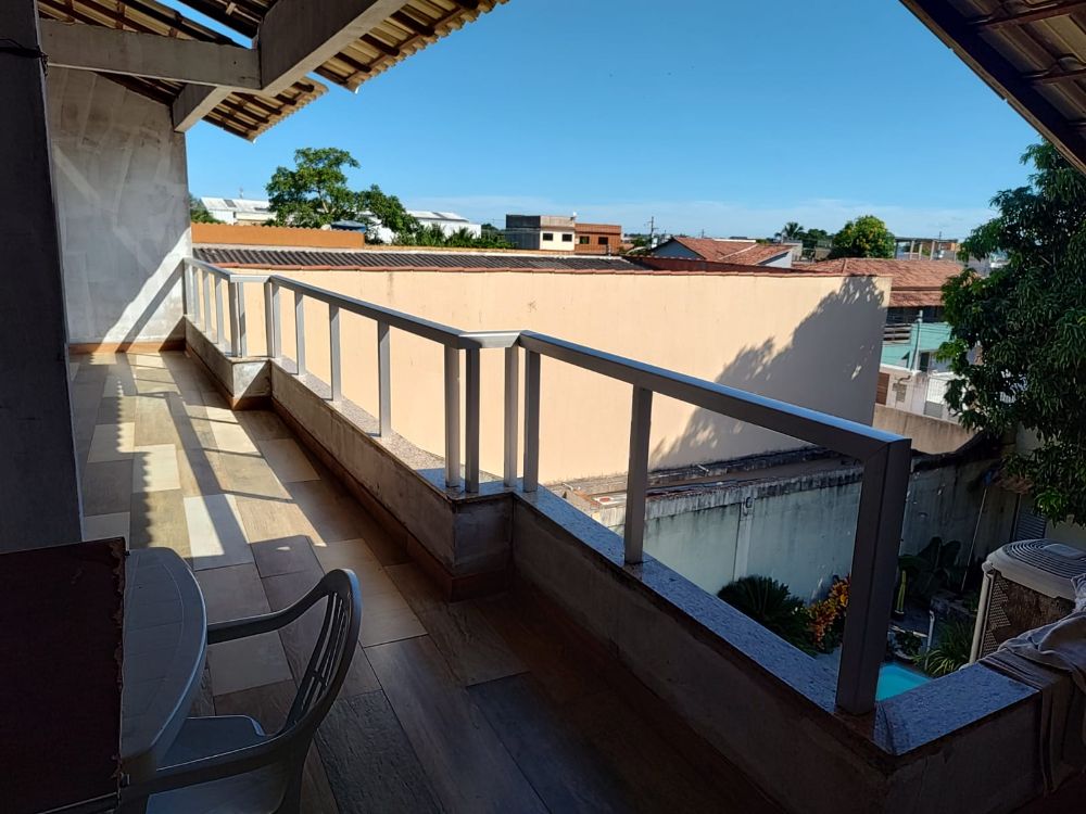 Guarda-corpo de alumínio em terraço